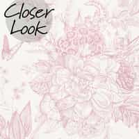 Kids Whimsical Safari Animal and Floral Wallpaper Mural 5