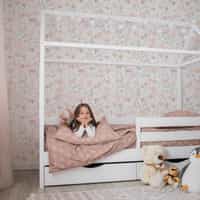 Kids Cute Watercolor Wild Floral Wallpaper Mural 3