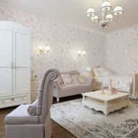 Kids Soft English Floral Wallpaper Mural 4
