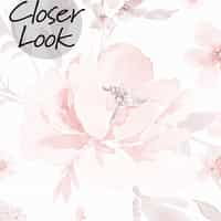 Kids Soft English Floral Wallpaper Mural 5