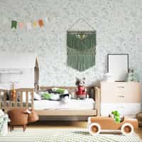 Elegant Soft English Floral Wallpaper Mural 5