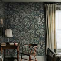 Vintage Floral Paisley Wallpaper Mural 1