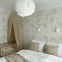 Kids Whimsical Safari Animal and Floral Wallpaper Mural 4