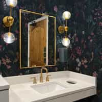 Enchanting Nocturnal Floral Garden Wallpaper Mural 3