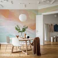 Modern Abstract Wave Wallpaper Mural 2