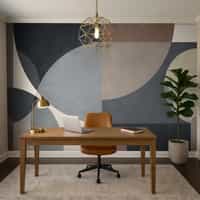 Modern Abstract Geometric Shapes Wallpaper Mural 5