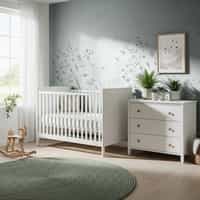 Soft Chinoiserie Floral Garden Wallpaper Mural 3