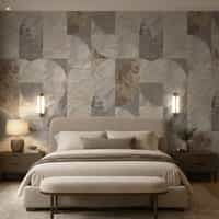 Modern Abstract Geometric Marble Wallpaper Mural 2