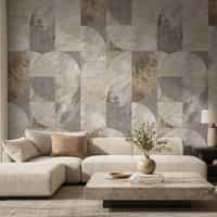 Modern Abstract Geometric Marble Wallpaper Mural 1