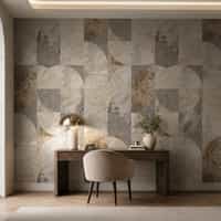 Modern Abstract Geometric Marble Wallpaper Mural 4