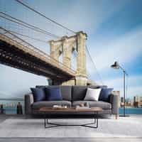 Brooklyn Bridge Long Exposure Wallpaper Mural 3