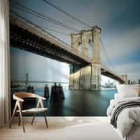 Brooklyn Bridge Long Exposure Wallpaper Mural 5