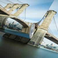 Brooklyn Bridge Long Exposure Wallpaper Mural 7