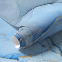 Powder Blue Marble Wallpaper Mural 9