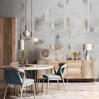 White Feathers Wallpaper Mural 1