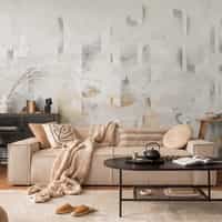 White Feathers Wallpaper Mural 9