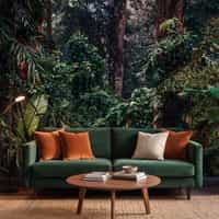Dark Tropical Jungle Wallpaper Mural 1