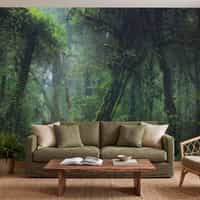 Misty Rainforest Wallpaper Mural 1