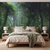 Misty Rainforest Wallpaper Mural 2