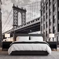 Manhattan Bridge Brick Wallpaper Mural 3
