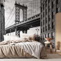 Manhattan Bridge Brick Wallpaper Mural 5