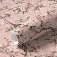 Pink Chinoiserie Blossom Wallpaper Mural 9