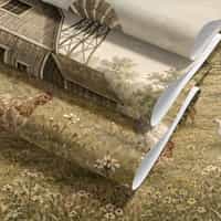 Vintage Farm Animal Wallpaper Mural 8