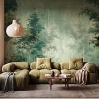 Chinoiserie Bamboo Grove Wallpaper Mural 2