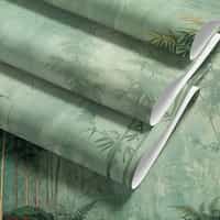 Chinoiserie Bamboo Grove Wallpaper Mural 8