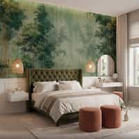 Chinoiserie Bamboo Grove Wallpaper Mural 5