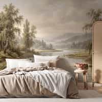 Pastoral River Water Feature Wallpaper 5