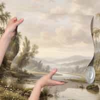 Pastoral River Water Feature Wallpaper 7