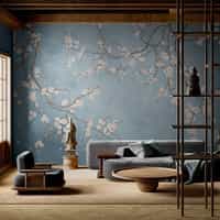 Blush Cherry Blossom Wallpaper Mural 1