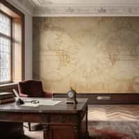 World Atlas Map Wallpaper Mural 4