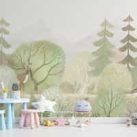 Woodland Animal Wallpaper for Nurseries 7
