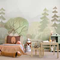 Woodland Animal Wallpaper for Nurseries 6