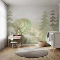 Woodland Animal Wallpaper for Nurseries 1