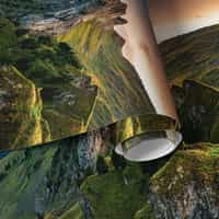 Alpine Mountain Wallpaper Mural at Sunrise 6