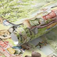 Woodland Animal Picnic Wallpaper 7