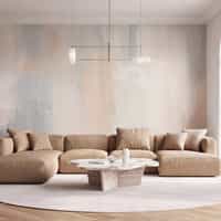 Blue Grey Abstract Wallpaper Mural 2
