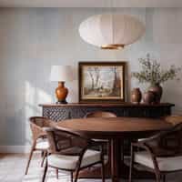 Blue Grey Abstract Wallpaper Mural 5