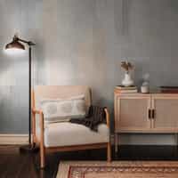 Blue Grey Abstract Wallpaper Mural 6