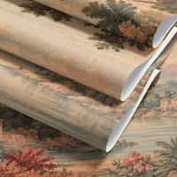 Classical Landscape Wallpaper Mural with Roman Arches 7