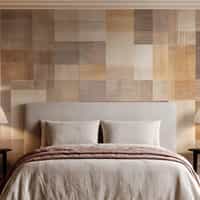 Geometric Beige Wallpaper Mural 5