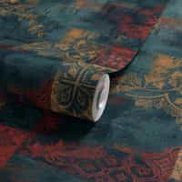 Distressed Decorative Tile Wallpaper Mural 9