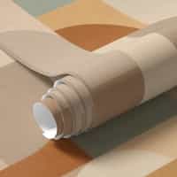 Abstract Geometric Arch Wallpaper Mural 8