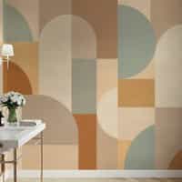 Abstract Geometric Arch Wallpaper Mural 5