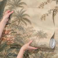 Vintage Tropical Landscape Wallpaper Mural 8