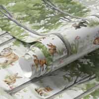 Watercolour Forest Animal Wallpaper Mural 8