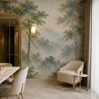 Watercolour Woodland Wallpaper Mural 4